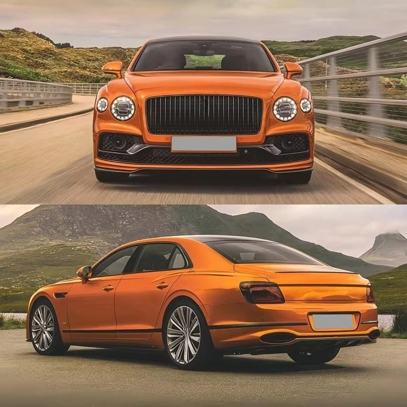 Suitable for Flying Spur W12/V8S Upgrade and Modification with Dry Carbon Fiber Material Surround Body Kit